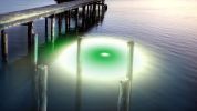 Green/White Mega-Watt Iris Underwater LED Lighting System (120 foot power cord)