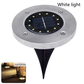 12Led Solar Underground Light Solar Lawn Light (Option: A)