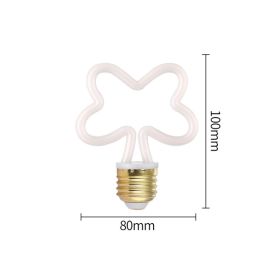 Led Bulb E27 Screw Port Retro Soft Filament Bulb Idea (Option: C-Milky Cover)