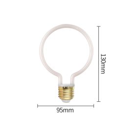 Led Bulb E27 Screw Port Retro Soft Filament Bulb Idea (Option: F-Clear Cover)