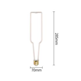 Led Bulb E27 Screw Port Retro Soft Filament Bulb Idea (Option: H-Clear Cover)