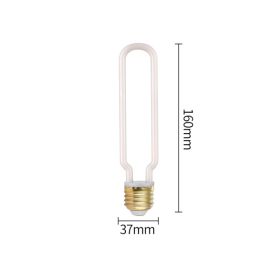 Led Bulb E27 Screw Port Retro Soft Filament Bulb Idea (Option: J-Milky Cover)