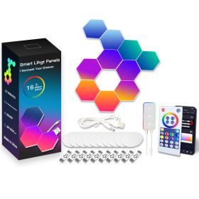 Honeycomb Intelligent Voice-controlled Quantum Light (Option: 10packs-WIFI quantum lamp)