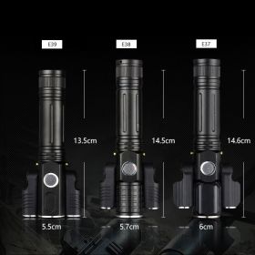 Multifunctional glare flashlight (Option: E39 TL)