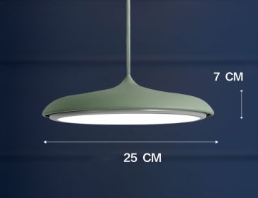 Nordic Modern Simple LED Chandelier Restaurant Chandelier Designer Chandelier (Option: Green-25cm)