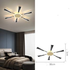 Nordic Ceiling Lamp Led Living Room (Option: 7head stepless dimming)