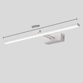 LED Bathroom Bathroom Mirror Headlight (Option: White 600mm 12W-Positive white light)