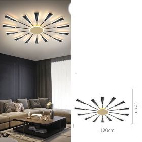 Nordic Ceiling Lamp Led Living Room (Option: 15head stepless dimming)