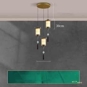 New Chinese Zen Bedroom Bedside Lamp Hanging Wire (Option: Style3)